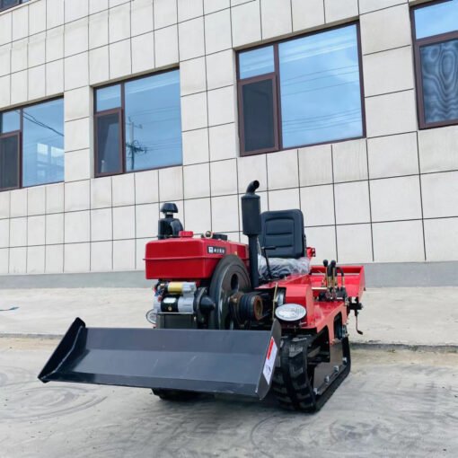 Qiuerte Compact Track Tractor & Rotary Tiller - Image 10