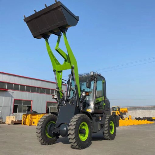 Qiuerte 920 Mini Low-Profile Wheel Loader - Compact Power for Diverse Operations - Image 2